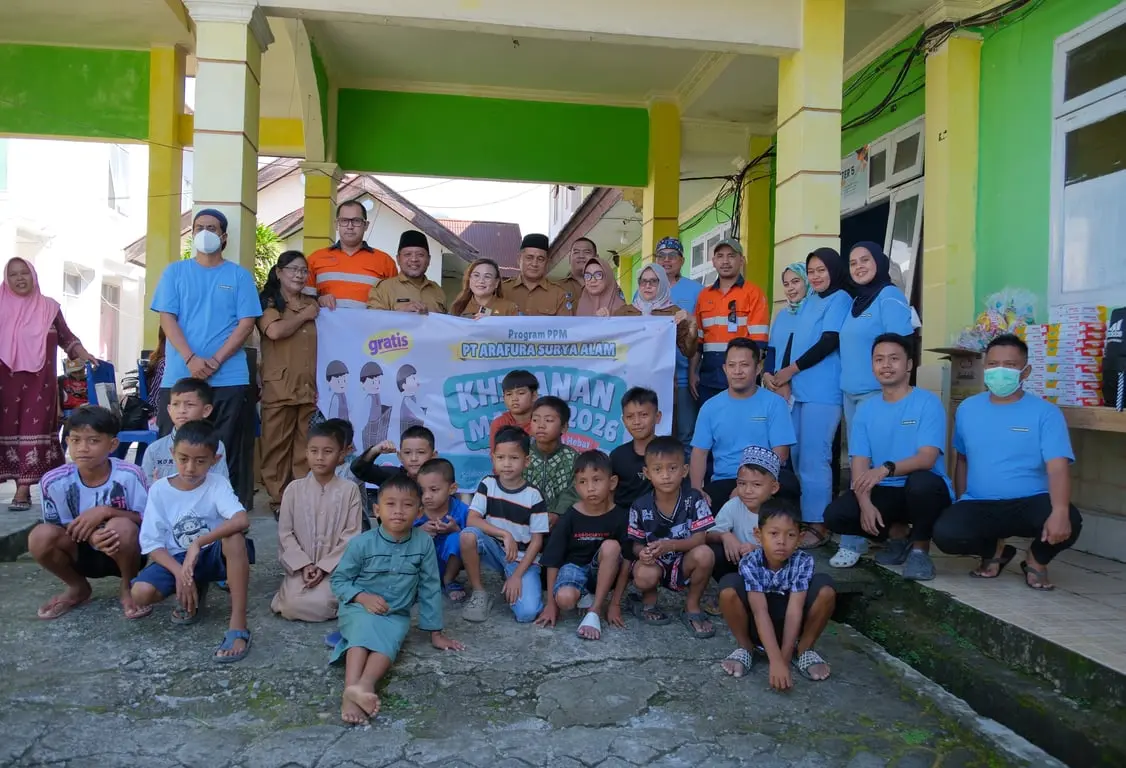 PT Arafura Surya Alam Dukung Kesehatan Masyarakat Lewat Khitanan Massal di Kotabunan
