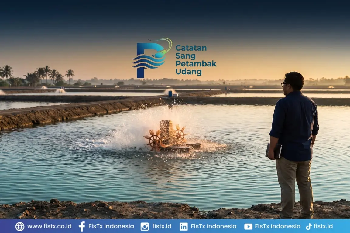 CEO FisTx Rico Wisnu Wibisono Luncurkan Seri "Catatan Sang Petambak Udang", Bagikan Pengalaman Lapangan Lewat Tiga E-Book Gratis